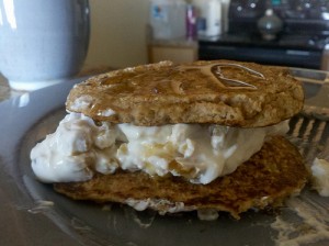 Cinnamon Pancake Sandwiches