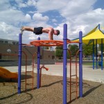 You can do traditional push-up planks anywhere. Again, back straight, arms at or near a 90 degree angle.