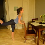 Glute raises - when raising leg up, squeeze glutes as tight as you can to get the maximum benefit.