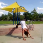 Incline plank thrust. Slight variation on push-up plank. Simply get in push-up plank and work your core up/down.