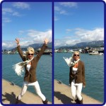 How do you keep warm in Alaska on a breezy day by the water? With today's anywhere fitness challenge- 50 jumping jacks