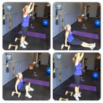 Most of us know the exercise we call the burpee pretty well...well here's the backward burpee. Start standing up, hands in the air an hop, then hands down to the floor, kick your feet out, do 1 dip. Kick your feet back underneath your bottom and stand up and repeat!!