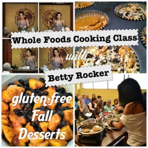 Gluten-free Fall Desserts: Whole Foods Cooking Class 10/17