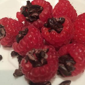 Chocolate-Stuffed Raspberries