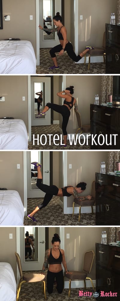 hotel workout pinterest