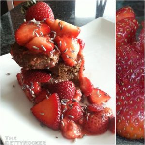 strawberry vegan french toast