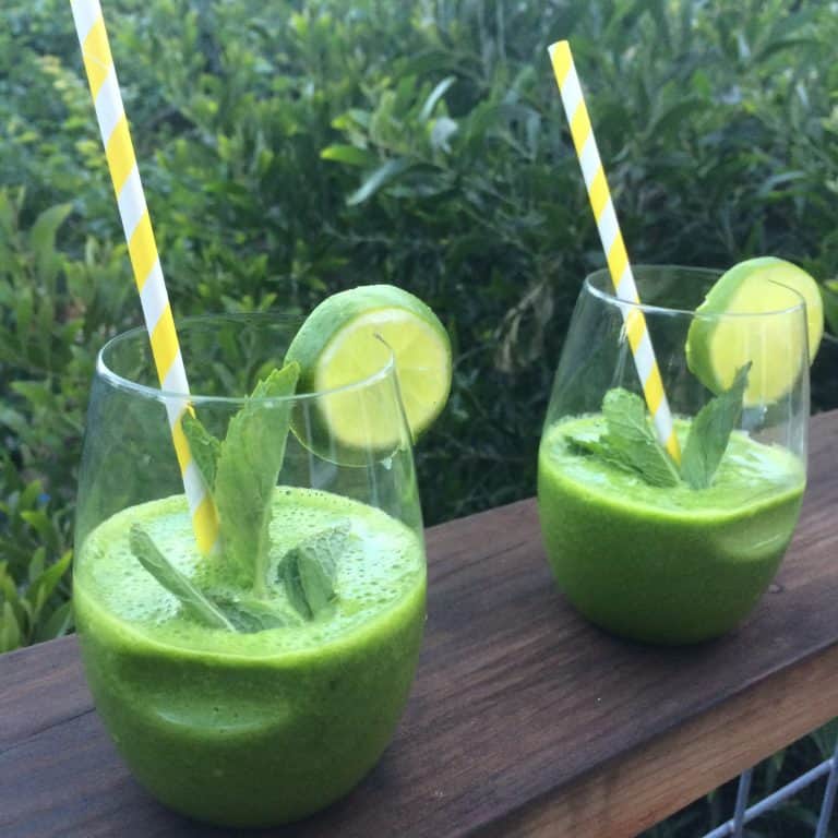 Mint Mojito Green Smoothie - The Betty Rocker