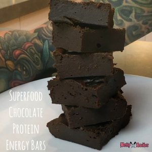 chocolate protein energy bars cover