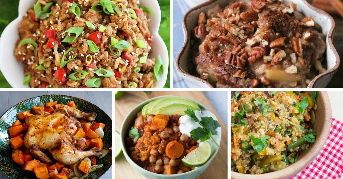 10 "Set it and it" Crockpot Recipes for Healthy Slow Cooking