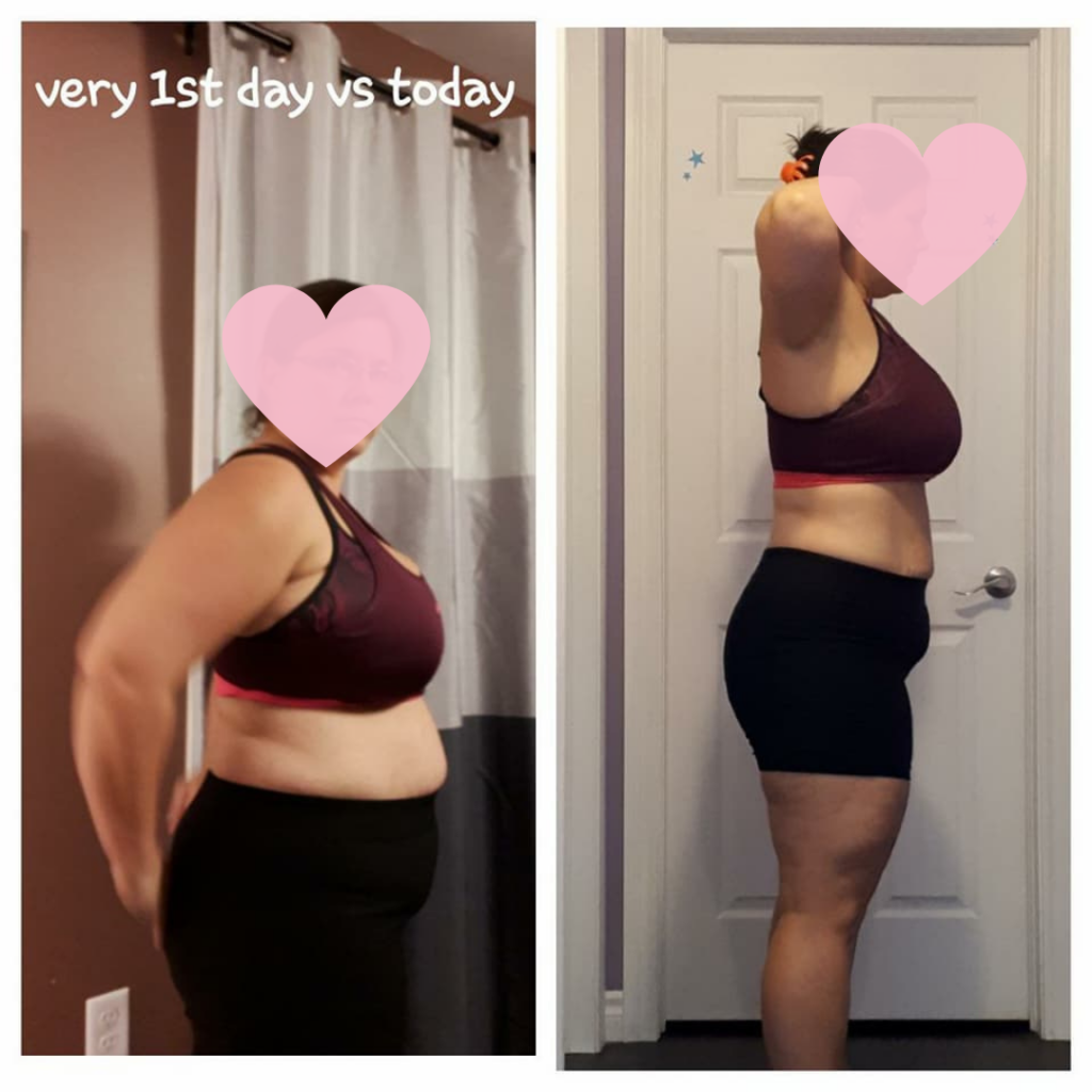 30 day fitness challenge before and after