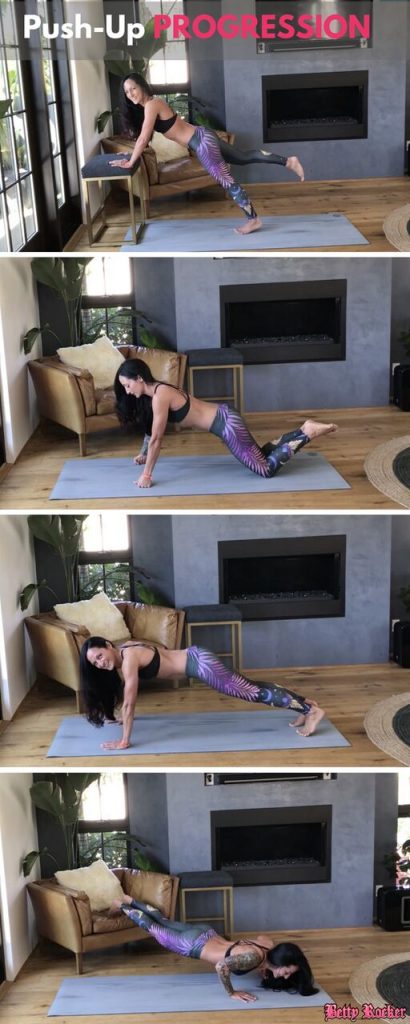 Push-Up Progressions for Women - stack