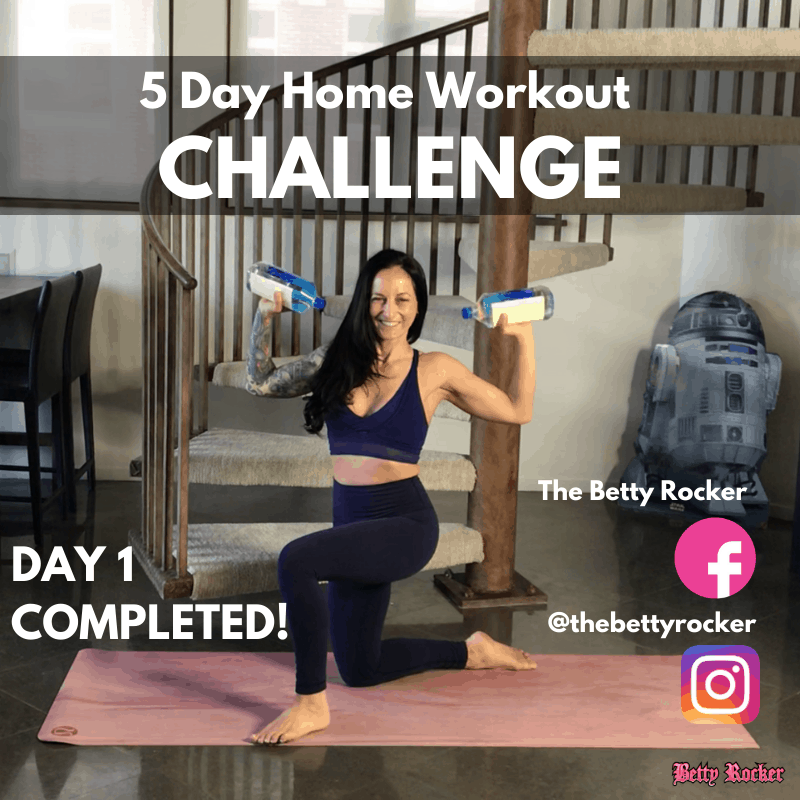 5 day best sale home workout