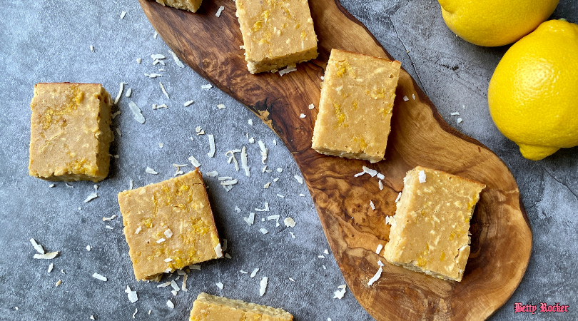 Lemon Protein Bars - The Betty Rocker