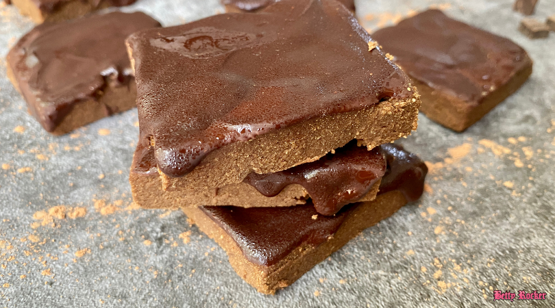 No-Bake Chocolate Espresso Protein Bars - The Betty Rocker