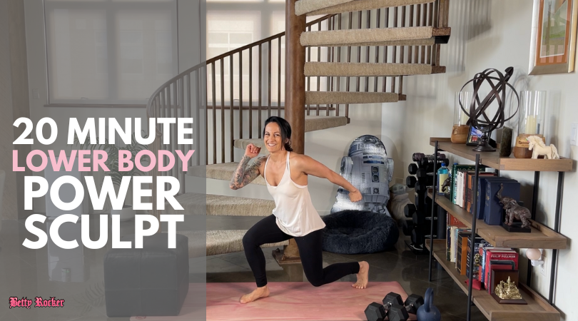 20 Minute Power Lunge Toning Cardio Sculpt 