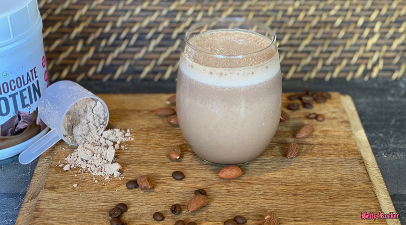 Iced Almond Mocha Smoothie The Betty Rocker