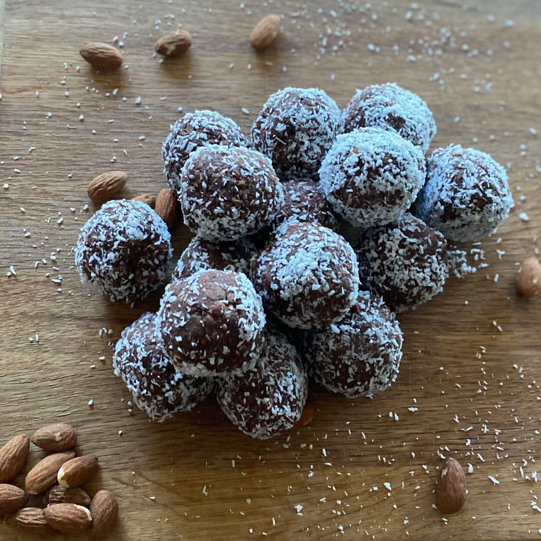 Almond Joy Protein Bites The Betty Rocker